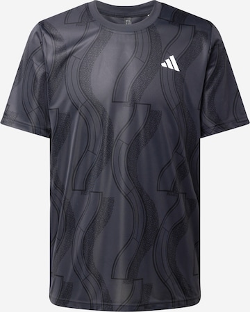 T-Shirt fonctionnel 'Club' ADIDAS PERFORMANCE en noir : devant