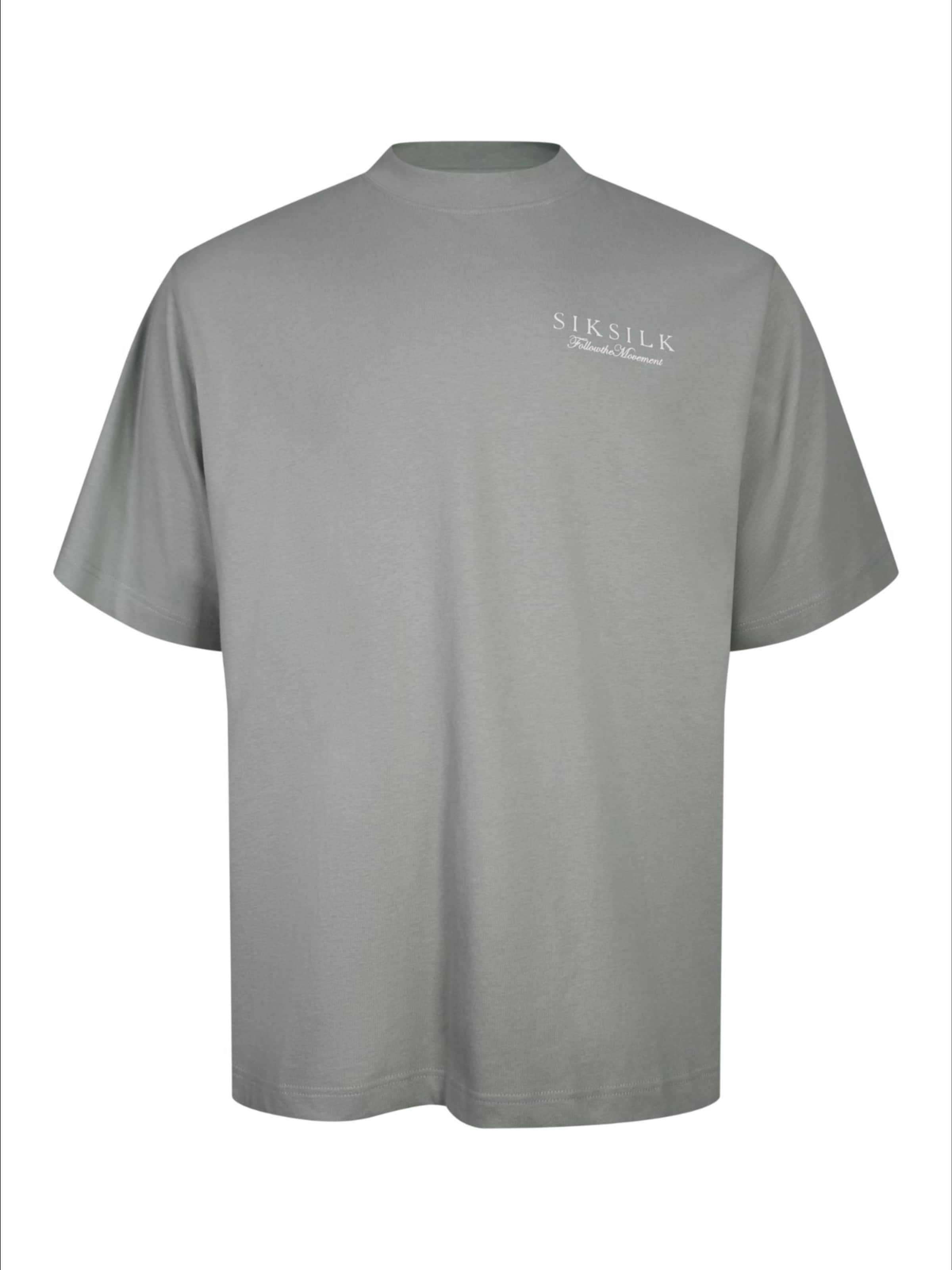 T-Shirt SikSilk en vert : devant