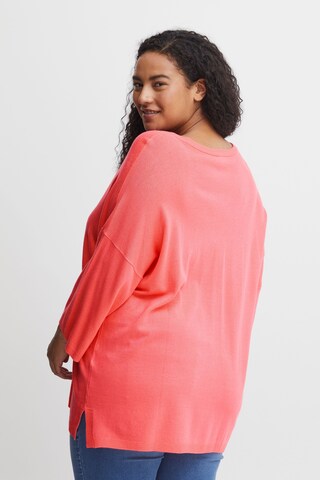 Pull-over 'BLUME' Fransa Curve en rose