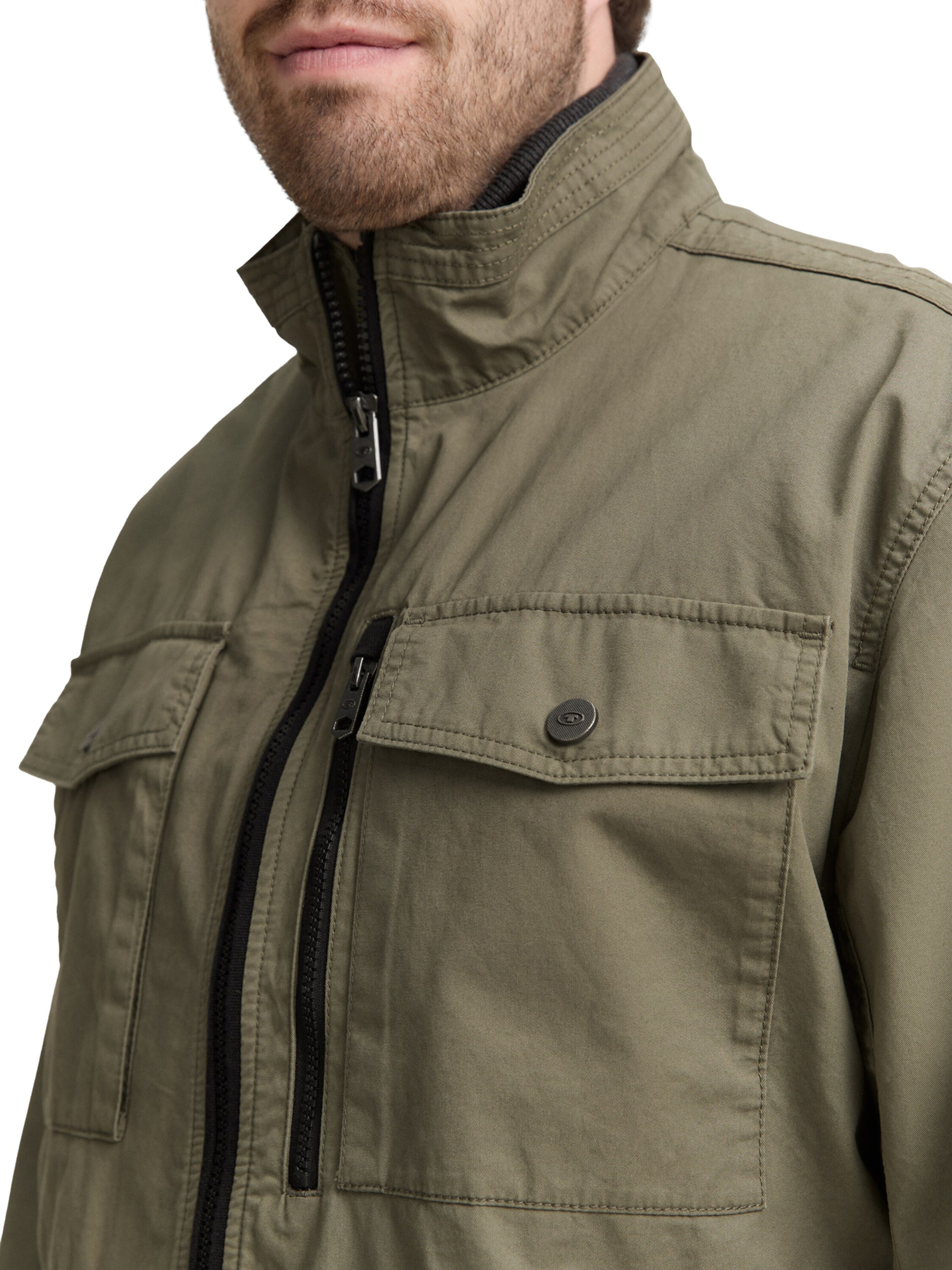 TOM TAILOR Men + Jacke in Grün