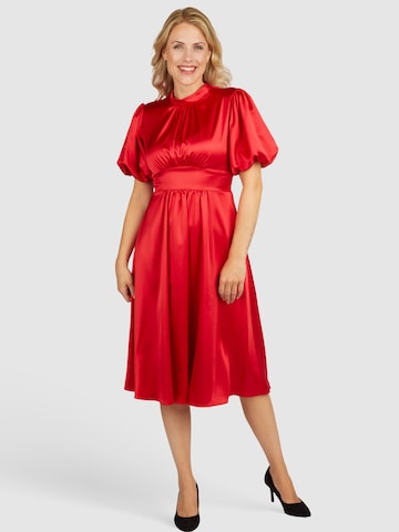 Robe de cocktail KLEO en rouge