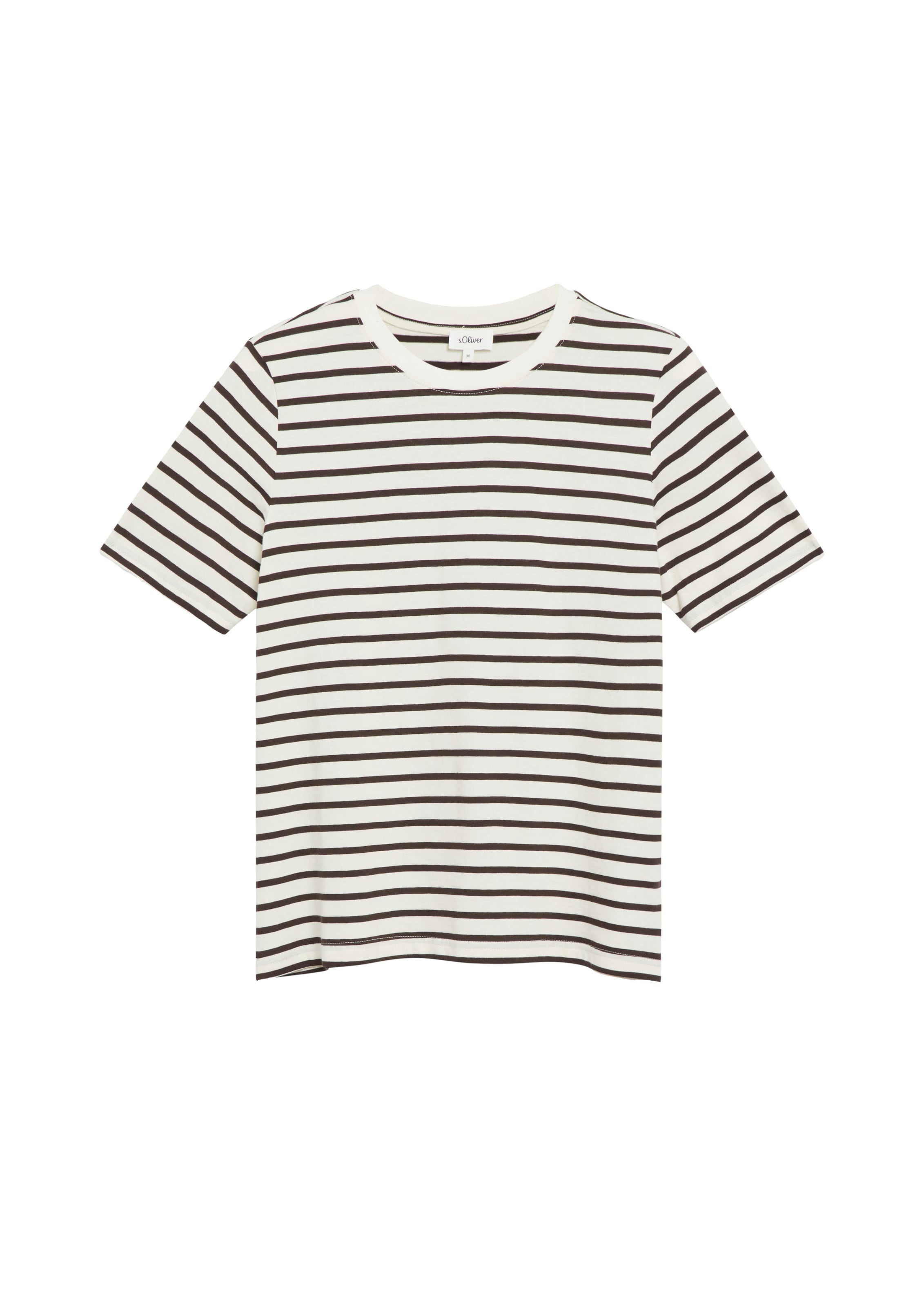 T-shirt s.Oliver en blanc : devant