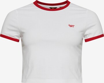 T-shirt Superdry en blanc : devant