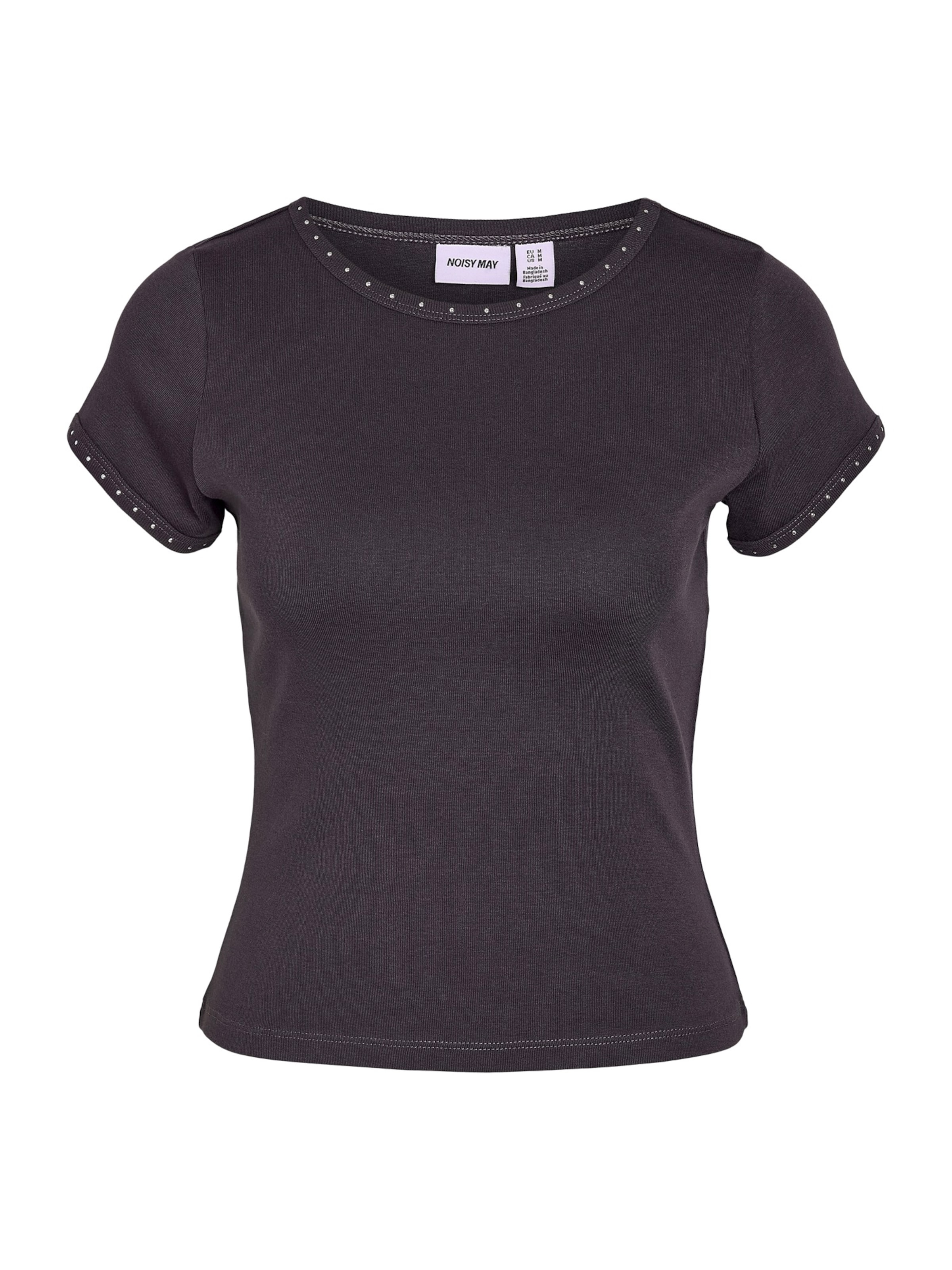 Noisy may T-Shirt 'NMKIMANA' in Grau: Vorderseite