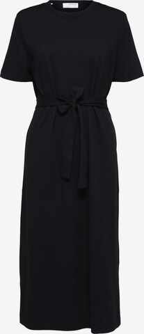 Selected Femme Curve Šaty – černá: přední strana