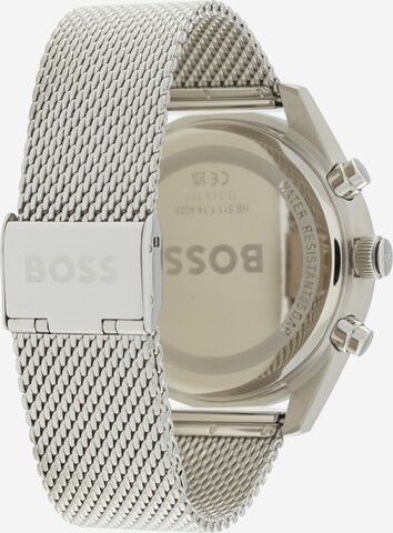 BOSS Uhr 'SKYTRAVELLER' in Silber