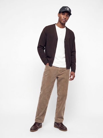 JACK & JONES Baggy Broek 'JPSTAlex Original' in Bruin