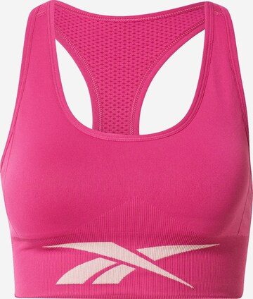 Reebok Bustier Sport-BH 'Workout Ready' in Pink: predná strana