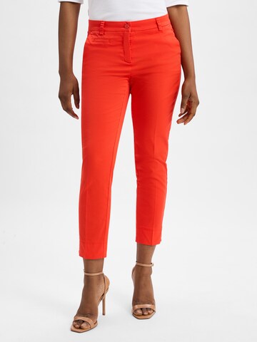 Pantalon à plis 'Stella' Cambio en orange : devant