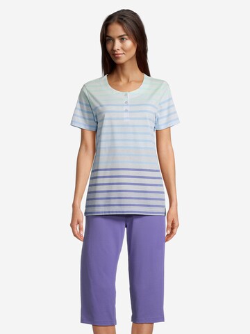 HAJO Pyjama 'Klima Komfort' in Blau