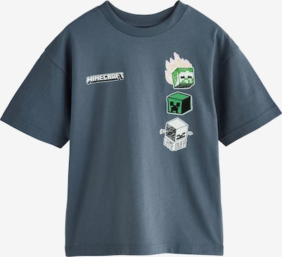 Next Majica 'Minecraft' veličine 98 u kameno siva / travnato zelena / crna / bijela, Pregled proizvoda
