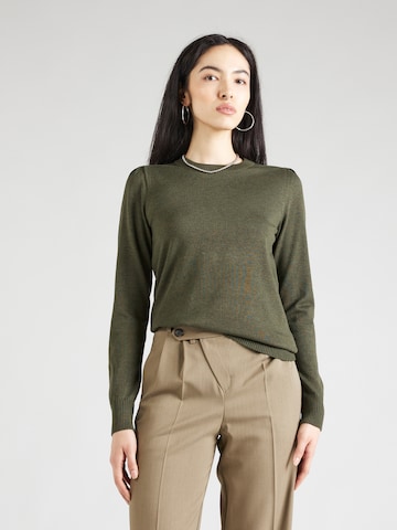 SAINT TROPEZ Sweater 'Mila' in Green: front