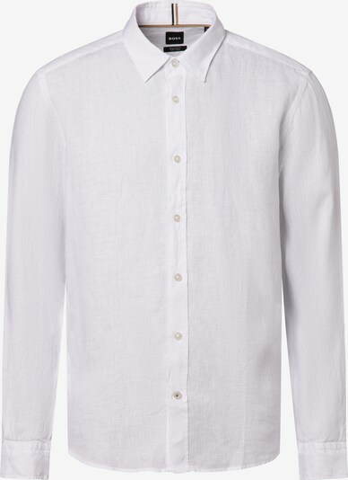 BOSS Button Up Shirt ' S-LIAM-kent-C1-233 ' in White, Item view