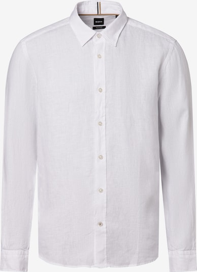 BOSS Black Button Up Shirt ' S-LIAM-kent-C1-233 ' in White, Item view