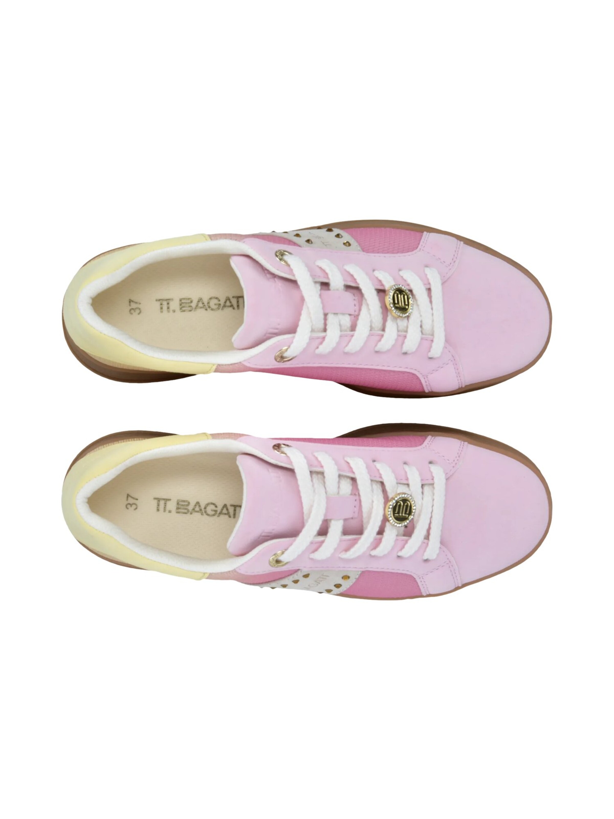 TT. BAGATT Σνίκερ χαμηλό σε ροζ