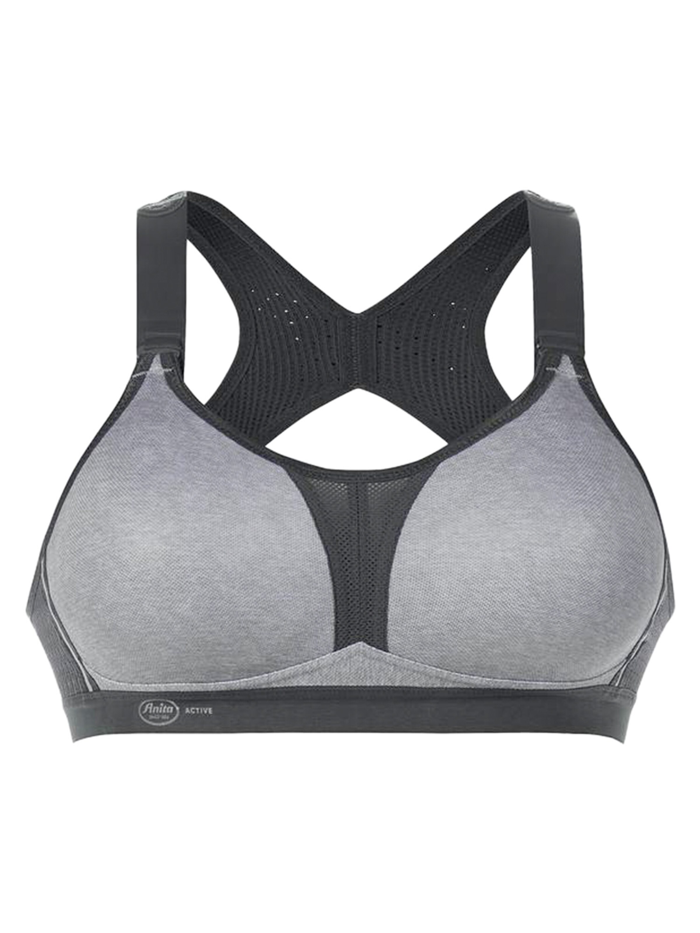 ANITA Bra 'dynamiX star Racerback Sport' in Grey: front