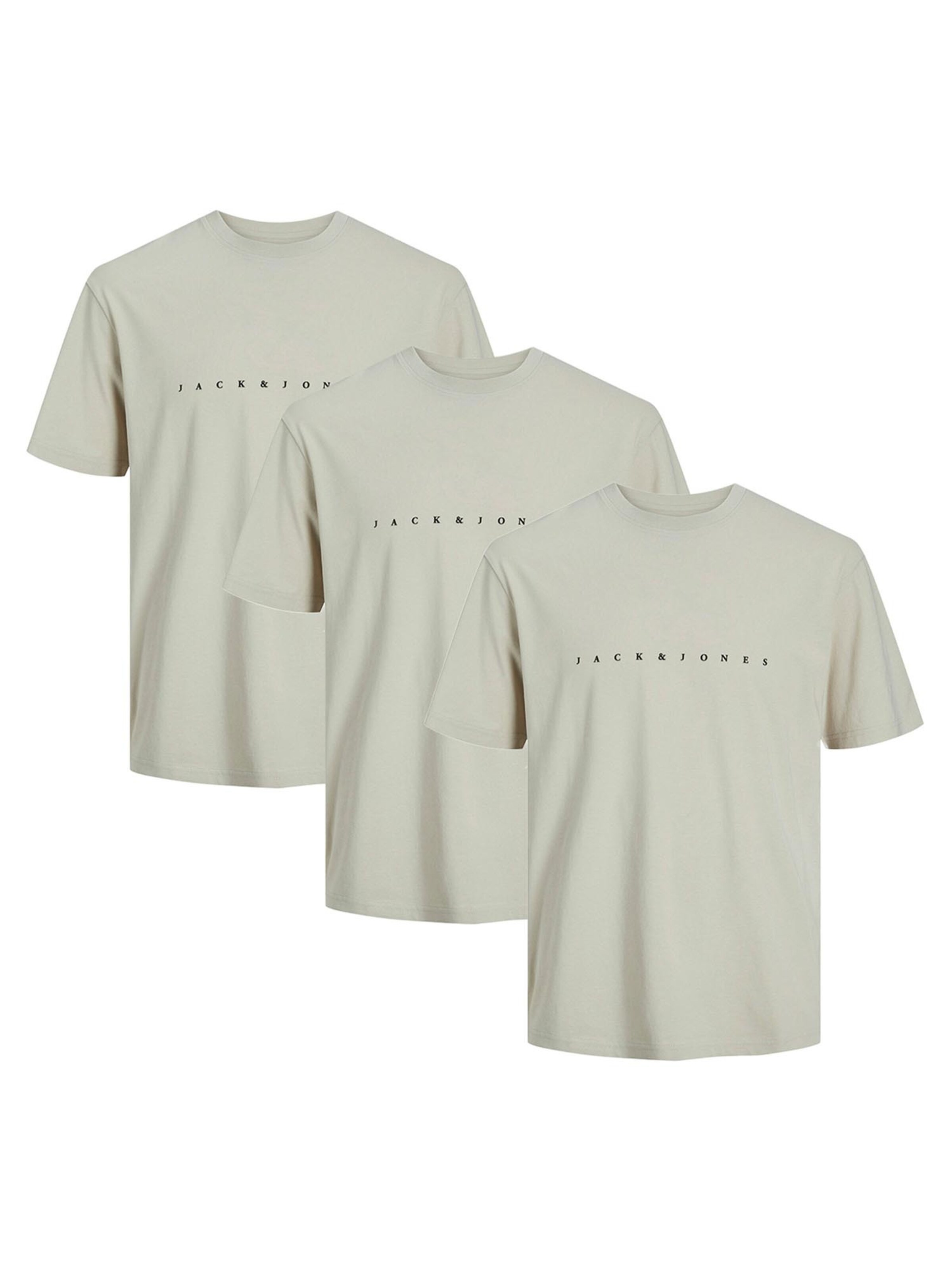 JACK & JONES Shirt 'Star JJ' in Beige: front