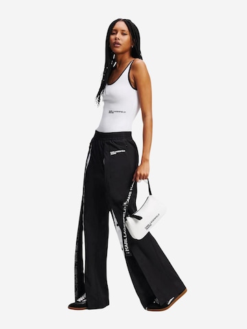 KARL LAGERFELD JEANS - Body 'KLJ Ribbed A2W17021' en blanco