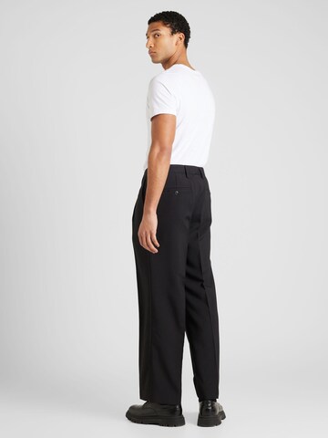 JACK & JONES Loose fit Pleated Pants 'BILL DAYTON' in Black