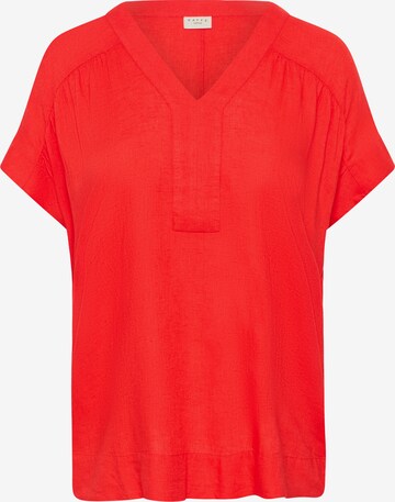 KAFFE CURVE - Blusa 'KCmille' en rojo: frente