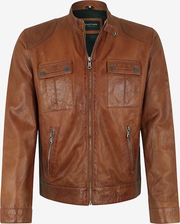 CAPITANO Between-Season Jacket 'NEBRASKA' in Brown: front