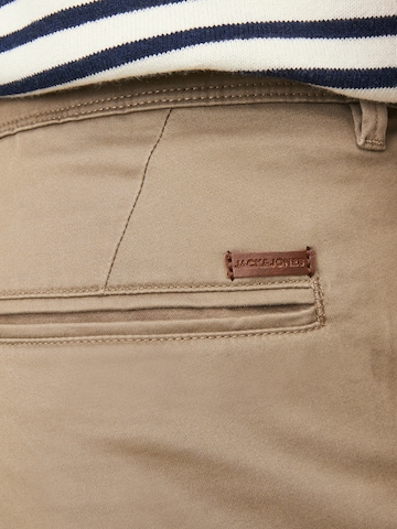 JACK & JONES - Slimfit Calças chino 'JJIMarco JJBowie' em bege
