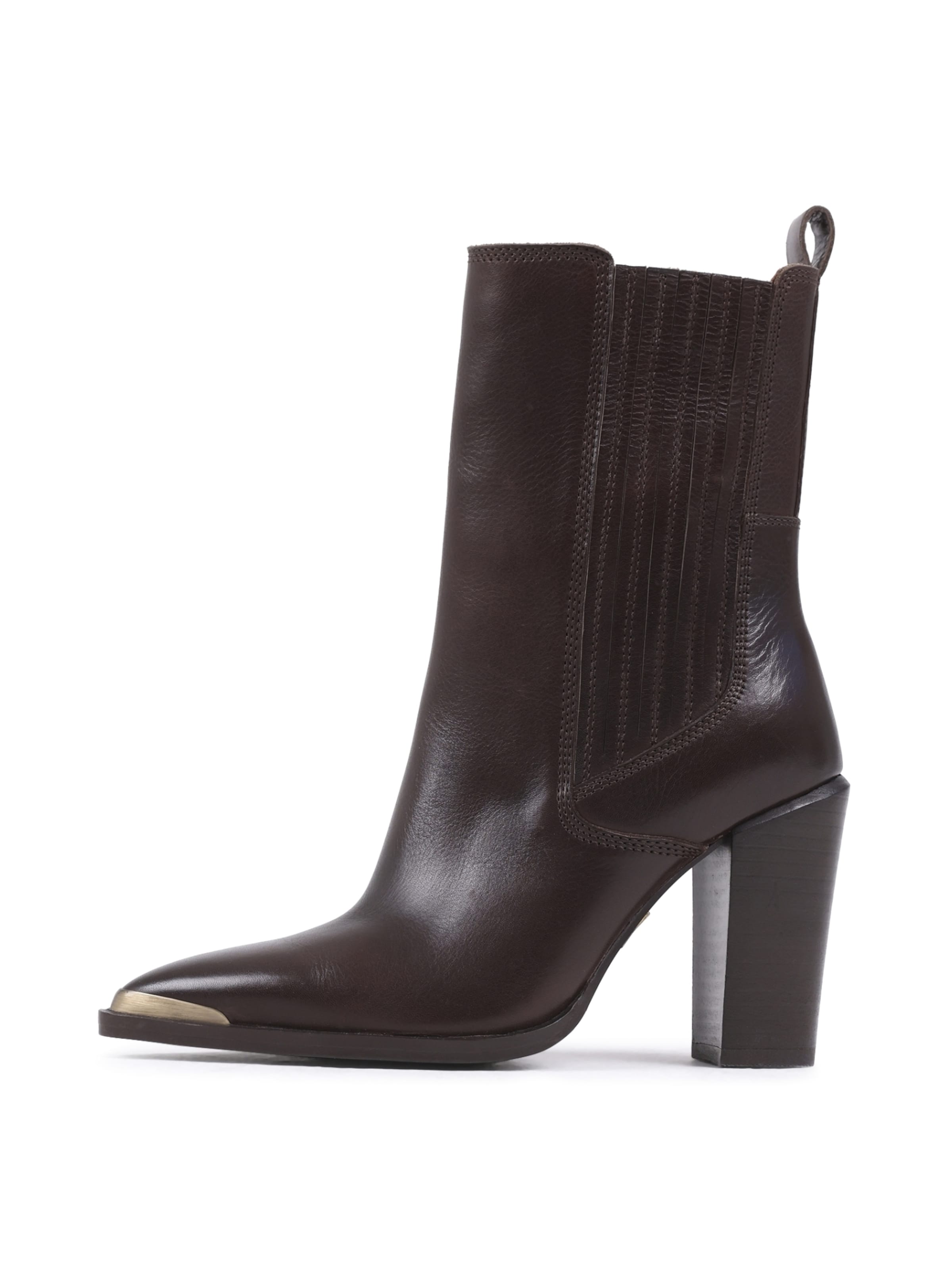 BRONX Ankle Boots 'New-Americana' in Brown: front