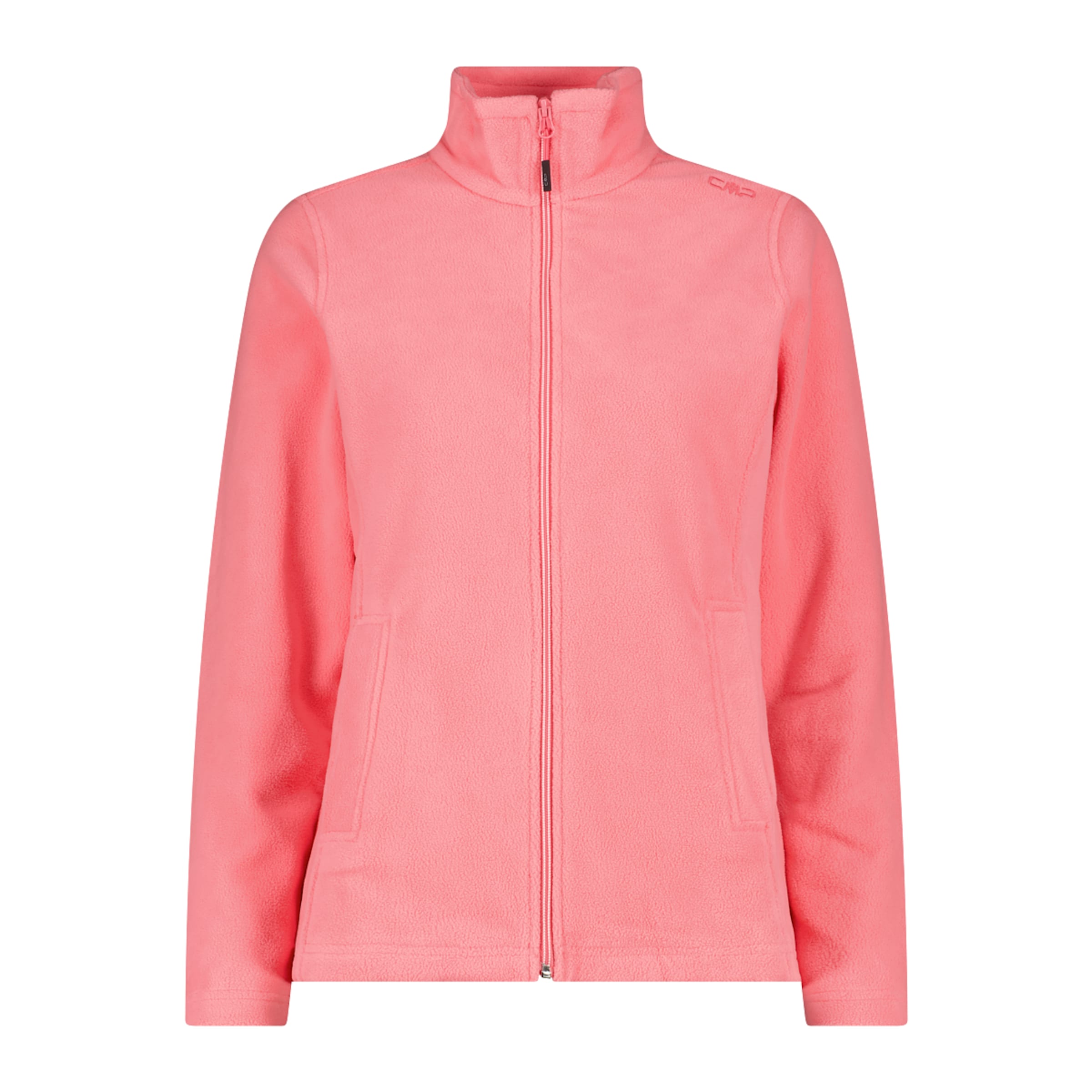 CMP Athletic Fleece Jacket in Orange: front