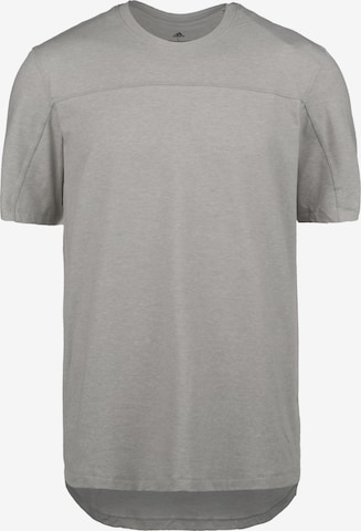 ADIDAS SPORTSWEAR Rovný strih Funkčné tričko 'CITY BASE TEE' - Sivá
