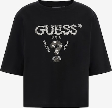 juoda GUESS Marškinėliai 'Aurelie': priekis