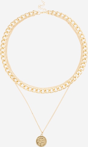 PIECES Necklace 'BELIS' in Gold: front