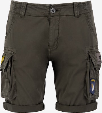 ALPHA INDUSTRIES Shorts in Grau: predná strana