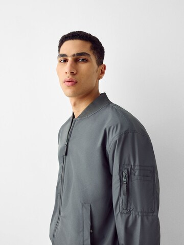 Bershka Between-Season Jacket in Grey