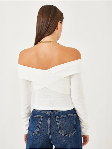 Bianco Lucci Shirt in Weiß
