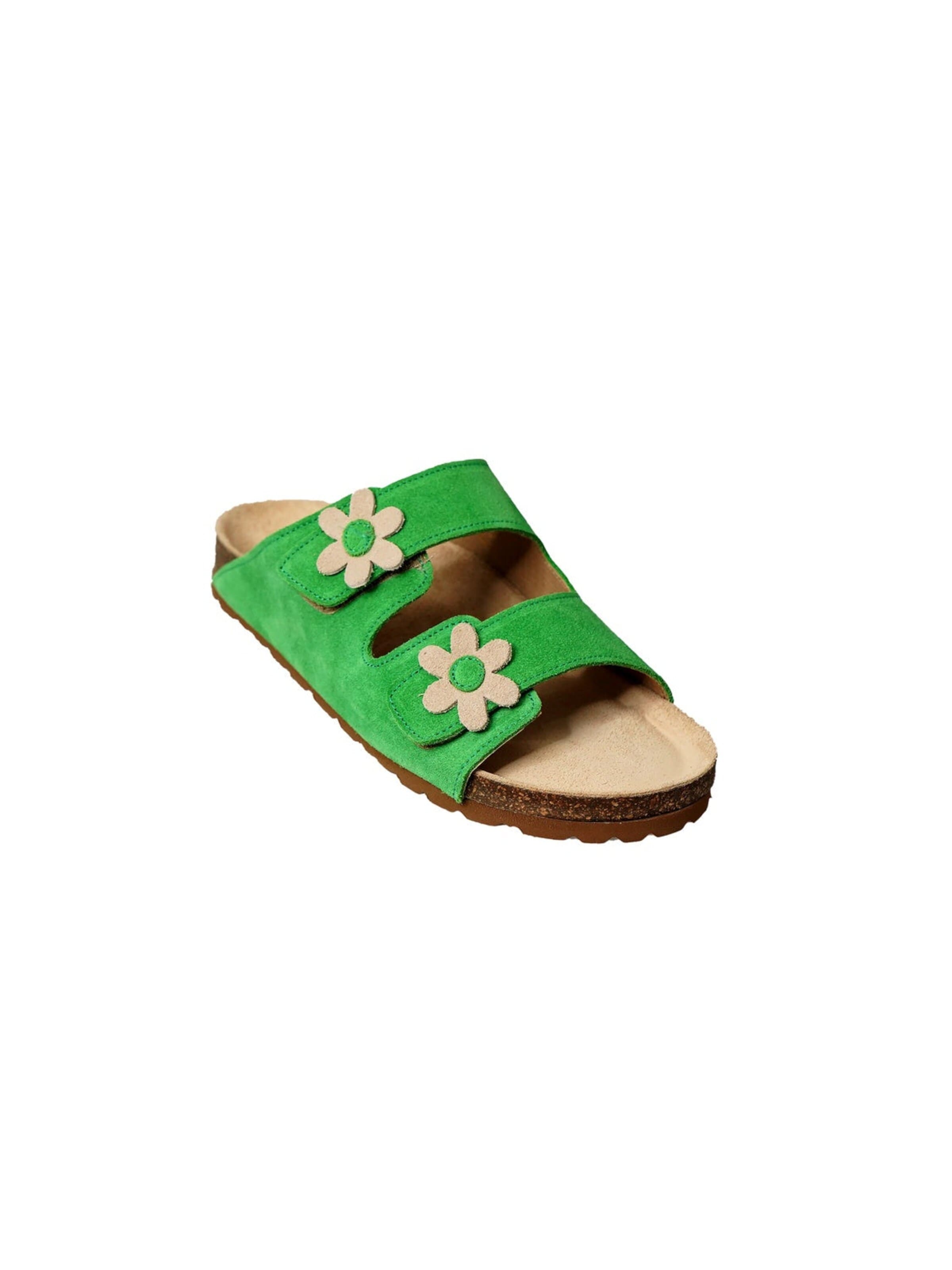 Yoxeone Pantolette 'Garden'‌‌‌‌ in Grün: Vorderseite