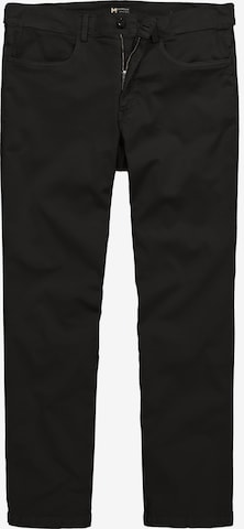 Men Plus Trousers in Black: front