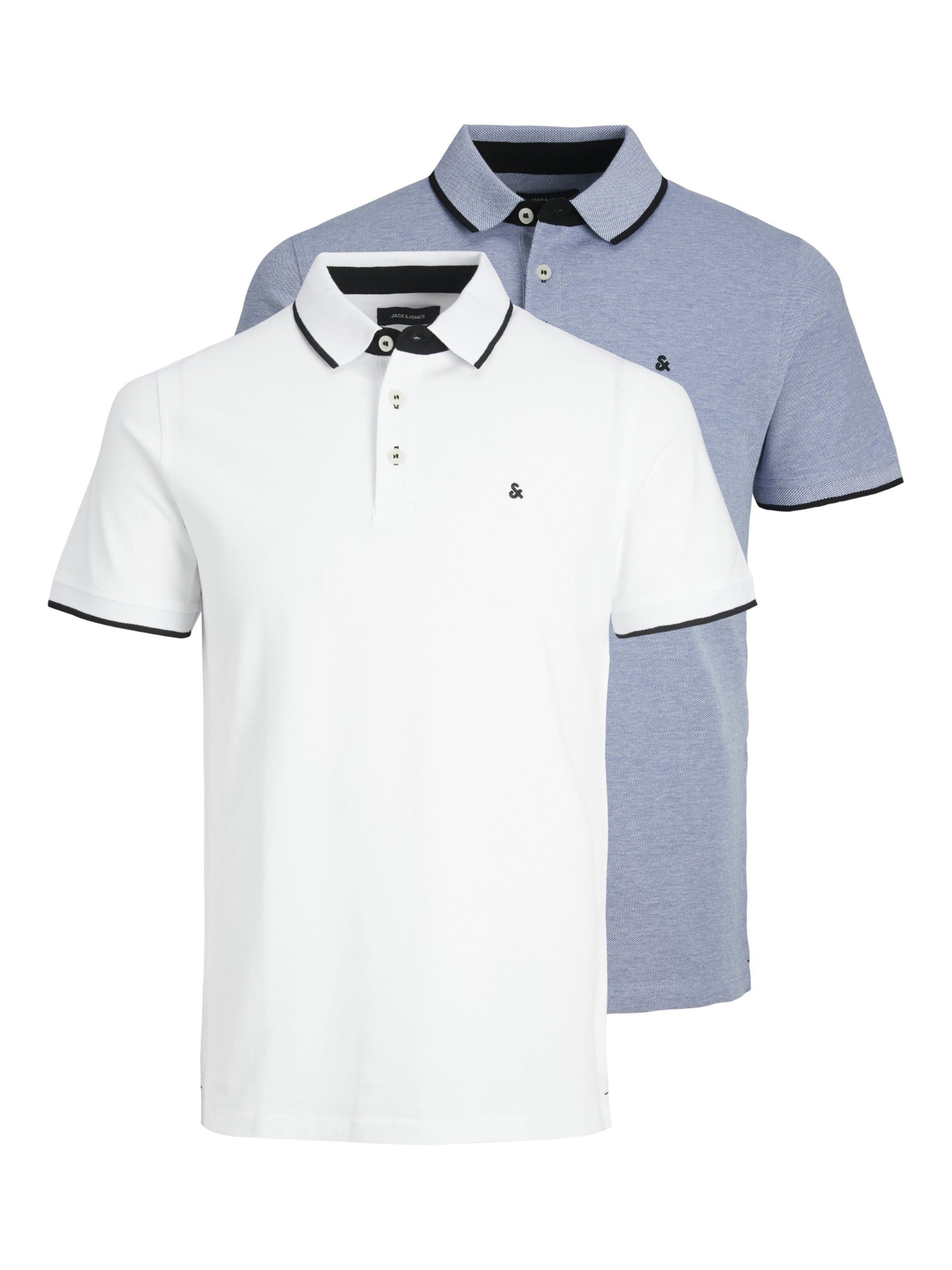 T-Shirt 'JJEPAULOS' JACK & JONES en bleu : devant