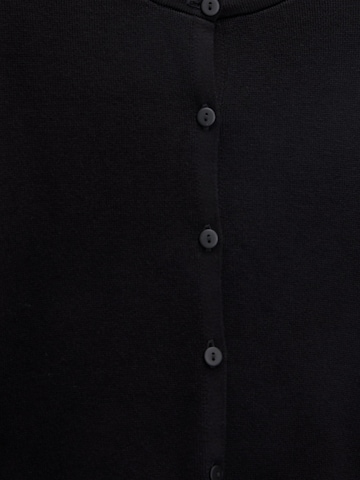 Pull&Bear Плетена жилетка в черно