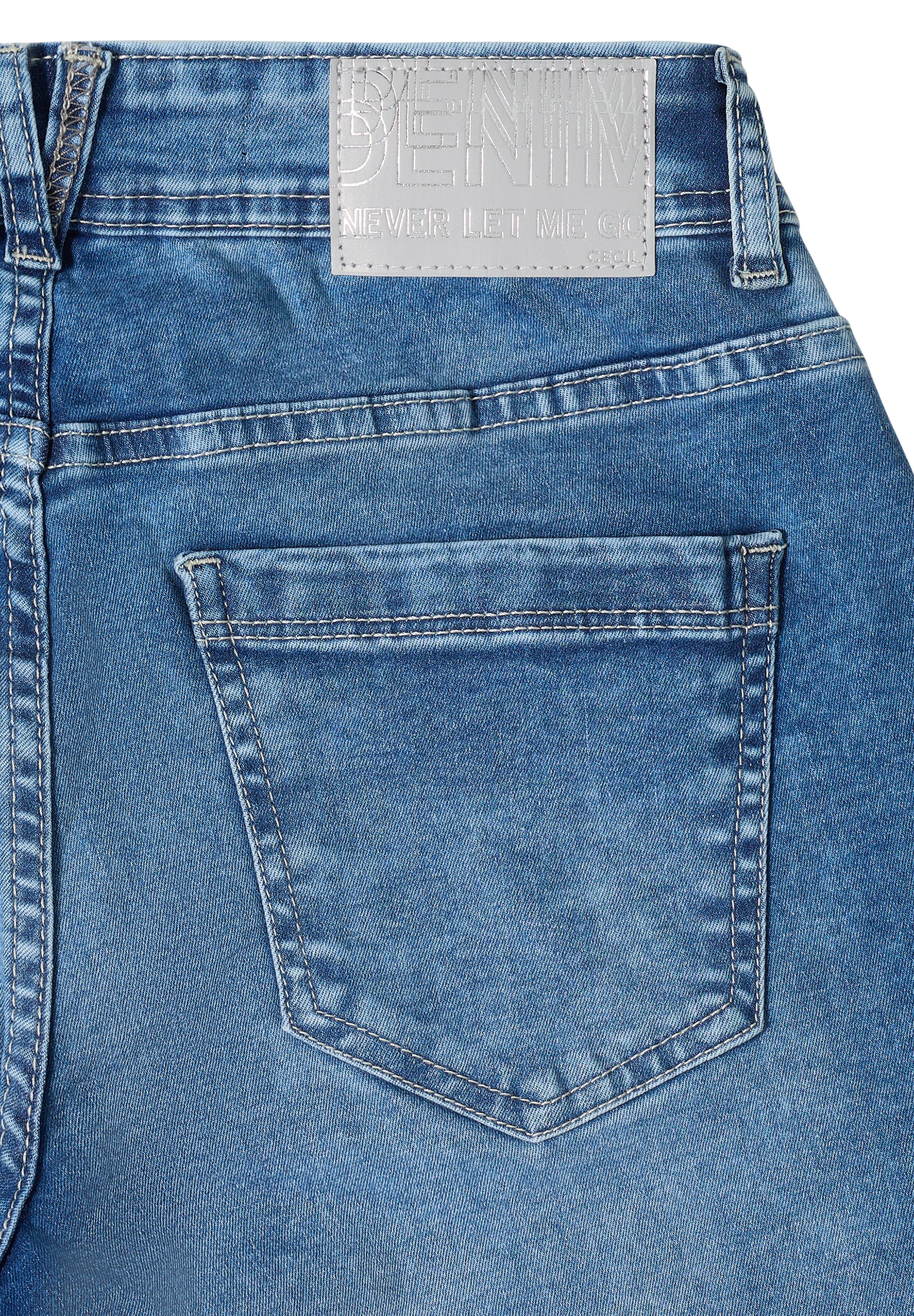 CECIL Regular Jeans 'Scarlett' in Blau