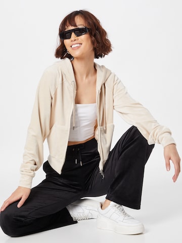 Juicy Couture Sweatjacke 'Madison' in Beige