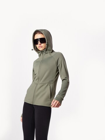 aim'n Athletic Zip-Up Hoodie in Green