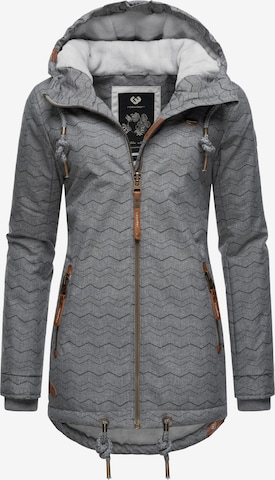 Ragwear Weatherproof jacket 'Zuzka' in Grey: front