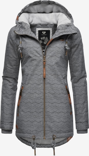 Ragwear Weatherproof jacket 'Zuzka' in Brown / Grey / Black, Item view