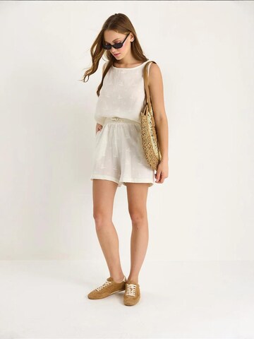 Bianco Lucci Broekpak in Beige