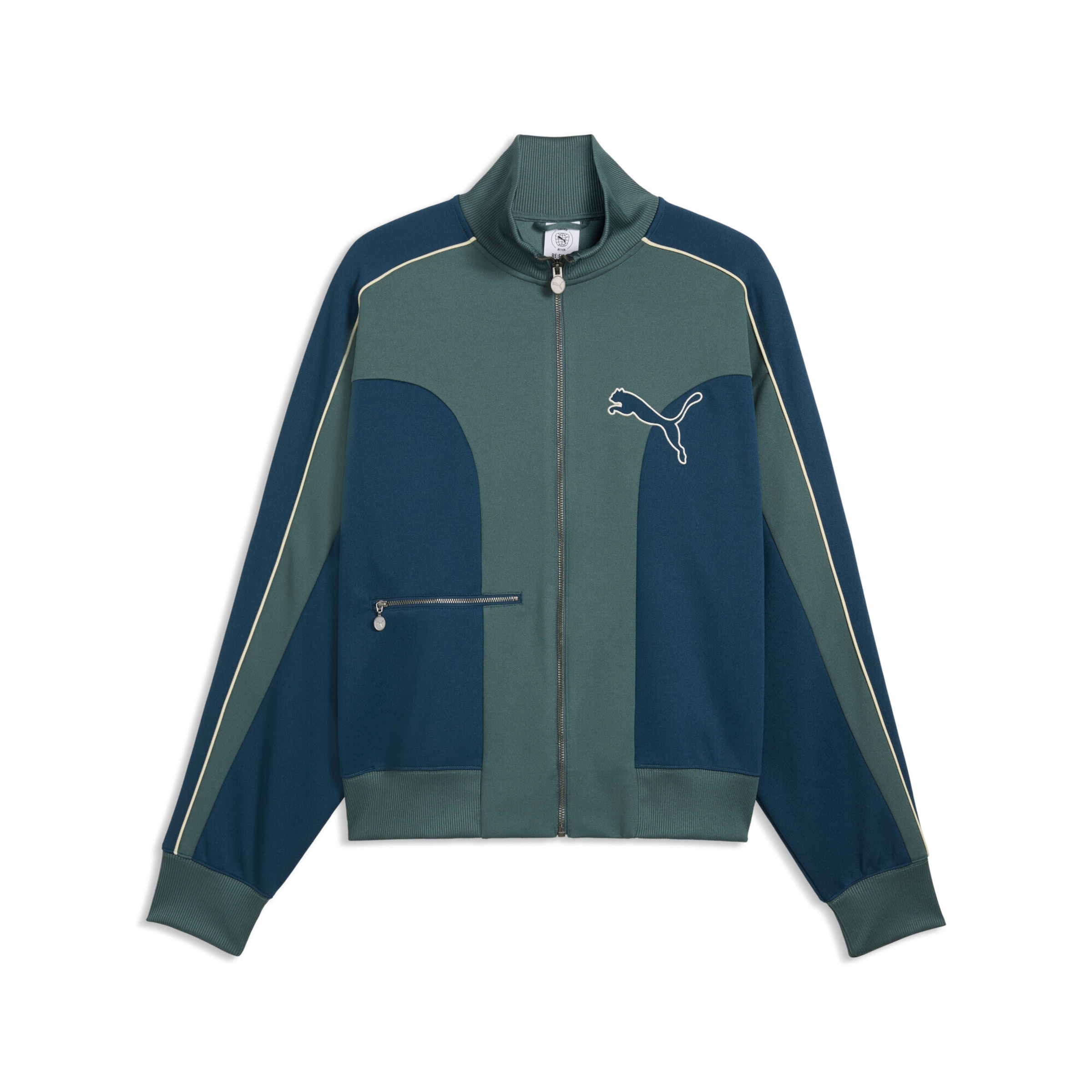 PUMA Sportjas 'T7 Love Of The Cat' in Blauw: voorkant