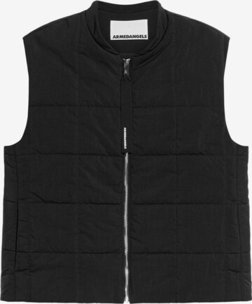 ARMEDANGELS Bodywarmer 'BANCAA' in Zwart: voorkant