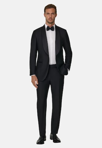 Boggi Milano Regular fit Business-colbert in Zwart: voorkant