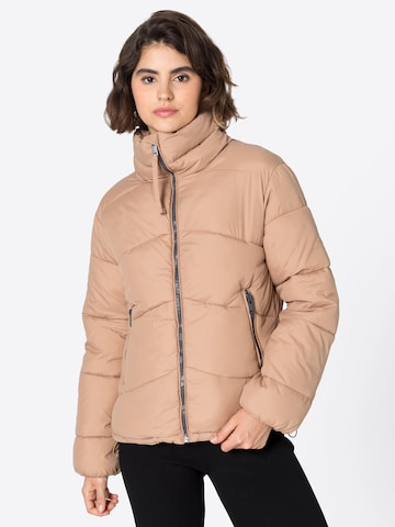 b.young Winterjas 'BOMINA' in Beige: voorkant