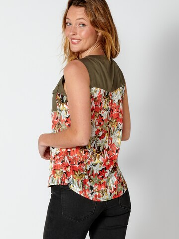 KOROSHI Bluse in Grün
