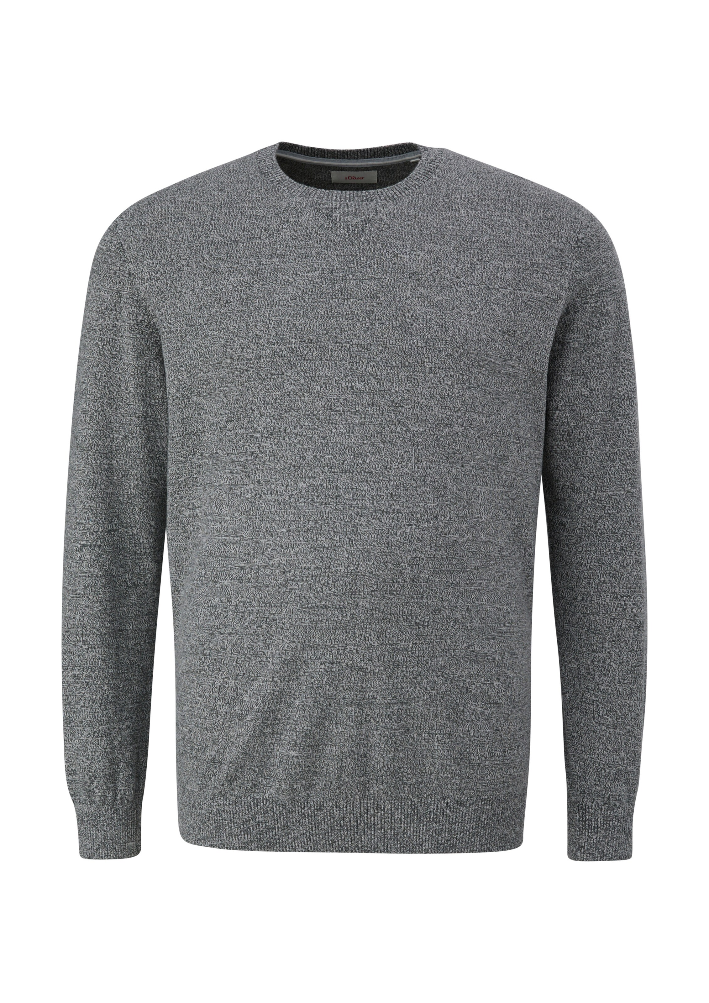 s.Oliver Men Big Sizes Pullover in Grau: Vorderseite